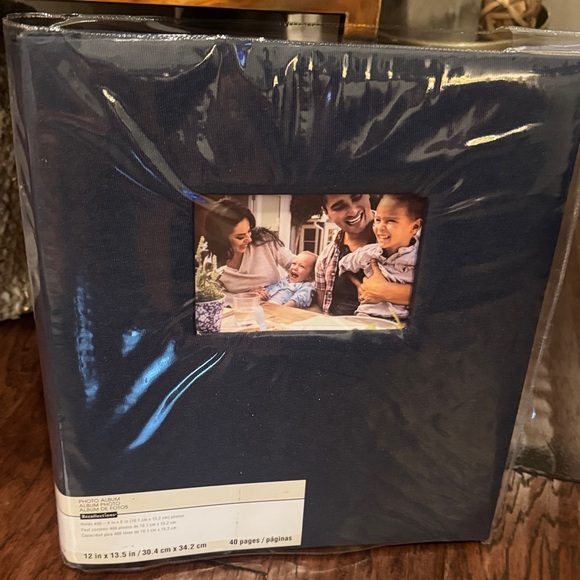 Recollections Other - Recollections Dark Navy Blue Photo Album Textured Picture Page Binder Front pic